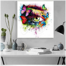 Laden Sie das Bild in den Galerie-Viewer, Diamond Painting - Auge des Schmetterlings