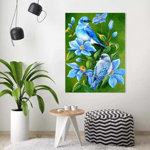 Laden Sie das Bild in den Galerie-Viewer, Diamond Painting - Blauer Spatz