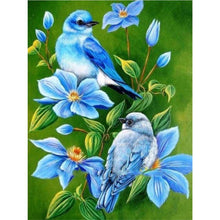 Laden Sie das Bild in den Galerie-Viewer, Diamond Painting - Blauer Spatz