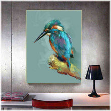 Laden Sie das Bild in den Galerie-Viewer, Diamond Painting - Gemälde Eisvogel