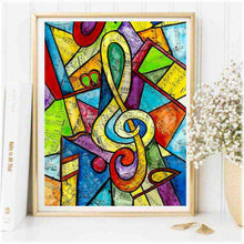 Laden Sie das Bild in den Galerie-Viewer, Diamond Painting - Notenschlüssel