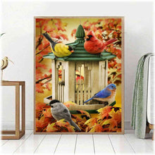 Laden Sie das Bild in den Galerie-Viewer, Diamond Painting - Herbststimmung der Vögel