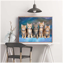 Laden Sie das Bild in den Galerie-Viewer, Diamond Painting - Katzengeschwister