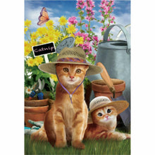 Laden Sie das Bild in den Galerie-Viewer, Diamond Painting - Katzen mit Hut