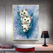 Laden Sie das Bild in den Galerie-Viewer, Diamond Painting - Kletter Katzen