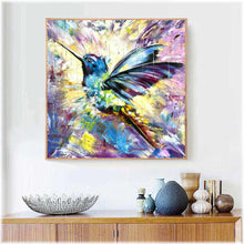 Laden Sie das Bild in den Galerie-Viewer, Diamond Painting - Kolibri gezeichnet