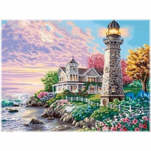 Laden Sie das Bild in den Galerie-Viewer, Diamond Painting - Leuchtturm