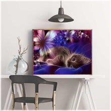 Laden Sie das Bild in den Galerie-Viewer, Diamond Painting - Magische Katze
