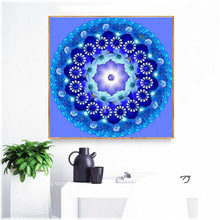 Laden Sie das Bild in den Galerie-Viewer, Diamond Painting - blaue Blume