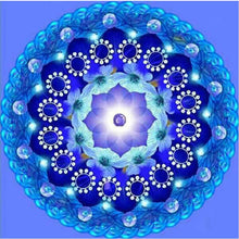 Laden Sie das Bild in den Galerie-Viewer, Diamond Painting - blaue Blume