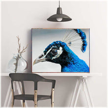 Laden Sie das Bild in den Galerie-Viewer, Diamond Painting - Pfauenkopf