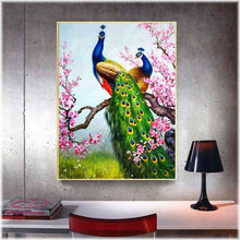 Laden Sie das Bild in den Galerie-Viewer, Diamond Painting - Pfau Paar