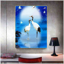 Laden Sie das Bild in den Galerie-Viewer, Diamond Painting - Reiher Liebestanz