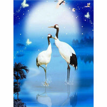 Laden Sie das Bild in den Galerie-Viewer, Diamond Painting - Reiher Liebestanz