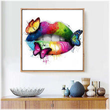 Laden Sie das Bild in den Galerie-Viewer, Diamond Painting - Schmetterlingsmund