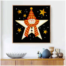 Laden Sie das Bild in den Galerie-Viewer, Diamond Painting - Schneemann Sternform