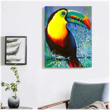 Laden Sie das Bild in den Galerie-Viewer, Diamond Painting - Tukan gezeichnet