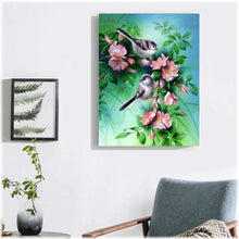 Laden Sie das Bild in den Galerie-Viewer, Diamond Painting - Vögel Frühling