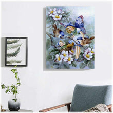 Laden Sie das Bild in den Galerie-Viewer, Diamond Painting - Vögel mit Elfen
