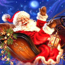 Laden Sie das Bild in den Galerie-Viewer, Diamond Painting - Weihnachtsmann im Schlitten
