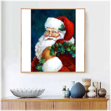 Laden Sie das Bild in den Galerie-Viewer, Diamond Painting - Weihnachtsmann mit Nisteln