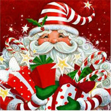 Laden Sie das Bild in den Galerie-Viewer, Diamond Painting - Weihnachtsmann voller Geschenke