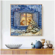 Laden Sie das Bild in den Galerie-Viewer, Diamond Painting - Winterfenster