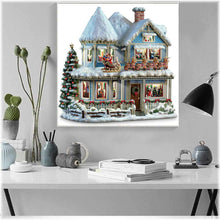Laden Sie das Bild in den Galerie-Viewer, Diamond Painting - Winterhaus