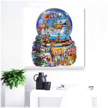 Laden Sie das Bild in den Galerie-Viewer, Diamond Painting - Winterliche Schneekugel