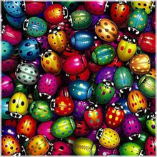 Laden Sie das Bild in den Galerie-Viewer, Diamond Painting - Bunte Marienkäfer