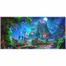 Laden Sie das Bild in den Galerie-Viewer, Diamond Painting - Düsteres Schloss