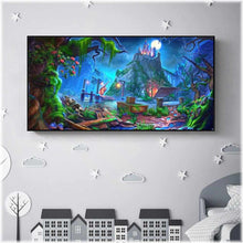 Laden Sie das Bild in den Galerie-Viewer, Diamond Painting - Düsteres Schloss