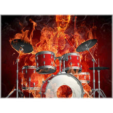 Laden Sie das Bild in den Galerie-Viewer, Diamond Painting - Ghost Drummer