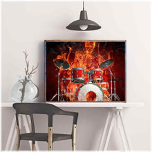 Laden Sie das Bild in den Galerie-Viewer, Diamond Painting - Ghost Drummer