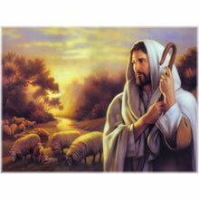 Laden Sie das Bild in den Galerie-Viewer, Diamond Painting - Jesus der Hirte