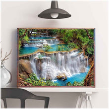 Laden Sie das Bild in den Galerie-Viewer, Diamond Painting - Paradiesische Wasserfälle