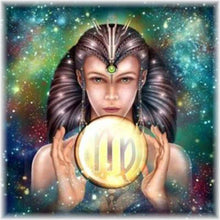 Laden Sie das Bild in den Galerie-Viewer, Diamond Painting - Sternzeichen Jungfrau