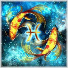 Laden Sie das Bild in den Galerie-Viewer, Diamond Painting - Sternzeichen Fische