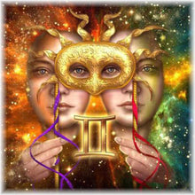 Laden Sie das Bild in den Galerie-Viewer, Diamond Painting - Sternzeichen Zwillinge