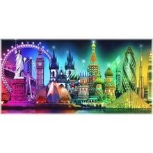 Laden Sie das Bild in den Galerie-Viewer, Diamond Painting - Bunte Sehenswürdigkeiten
