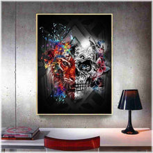 Laden Sie das Bild in den Galerie-Viewer, Diamond Painting - Totenkopf Tiger