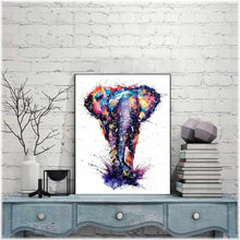 Laden Sie das Bild in den Galerie-Viewer, Diamond Painting - Farbklecks Elefant
