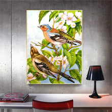 Laden Sie das Bild in den Galerie-Viewer, Diamond Painting - Gemälde Vogelpaar
