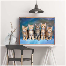 Laden Sie das Bild in den Galerie-Viewer, Diamond Painting - Katzengeschwister
