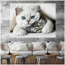 Laden Sie das Bild in den Galerie-Viewer, Diamond Painting - Katzenliebe
