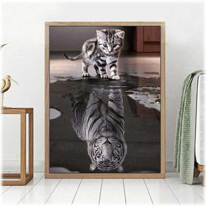 Diamond Painting - Kleiner Tiger