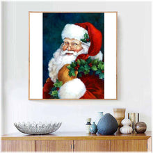 Laden Sie das Bild in den Galerie-Viewer, Diamond Painting - Weihnachtsmann mit Nisteln
