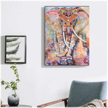 Laden Sie das Bild in den Galerie-Viewer, Diamond Painting - Bunter Elefant
