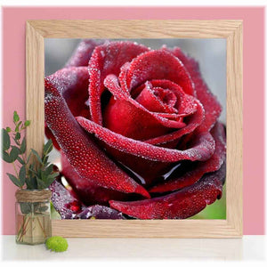Diamond Painting - Rote Rose