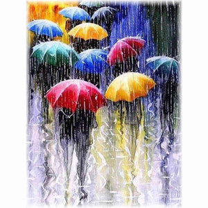 Diamond Painting - Umbrella rain